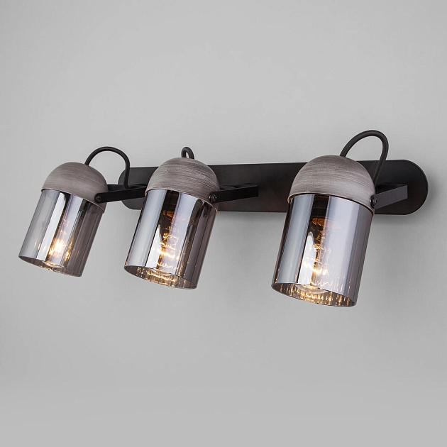 Спот Eurosvet Mars 20122/3 черный/тертый серый изображение 1 Спот Eurosvet Mars 20122/3 черный/тертый серый Фото № 1