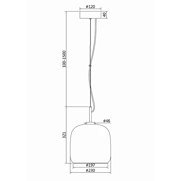 Подвесной светодиодный светильник Maytoni Madmen MOD128PL-L6AM изображение 2 Подвесной светодиодный светильник Maytoni Madmen MOD128PL-L6AM Фото № 2