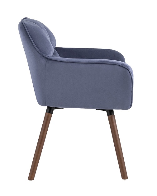 Кресло Stool Group Брайан замша синий BRUYNE HY-82 Фото № 4