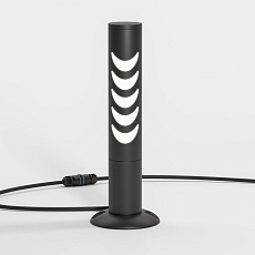 Ландшафтный светодиодный светильник Elektrostandard Smile 35188/S черный a070022 2