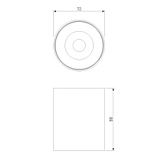 Потолочный светодиодный светильник Elektrostandard Primo 25116/LED a069413 1