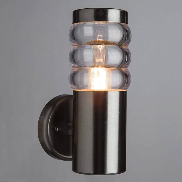 Уличный настенный светильник Arte Lamp Portico A8381AL-1SS Фото № 3