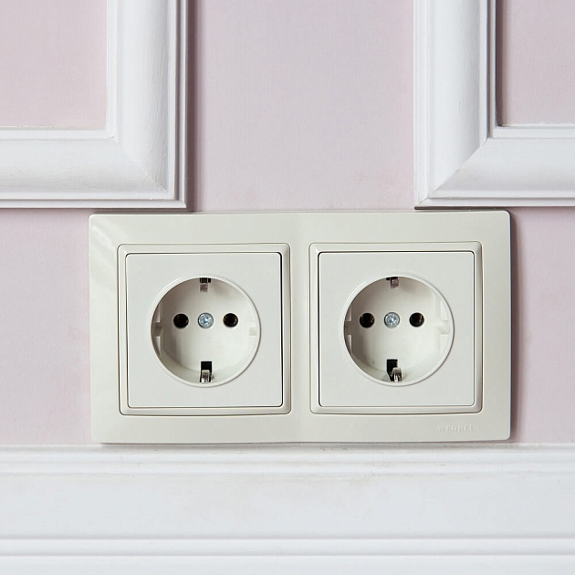 Розетка с заземлением Werkel слоновая кость W1171003 4690389155741 изображение 6 Розетка с заземлением Werkel слоновая кость W1171003 4690389155741 Фото № 6