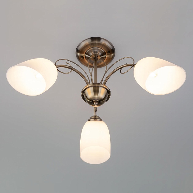 Подвесная люстра Eurosvet 30107/3 античная бронза Фото № 4