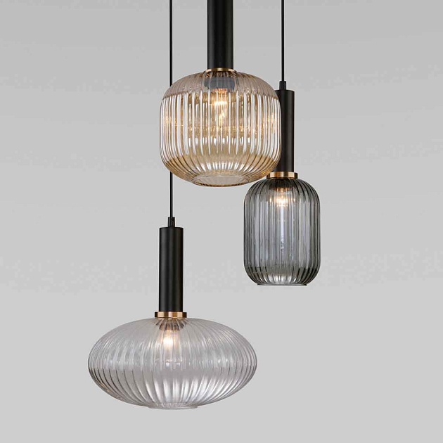 Подвесной светильник Eurosvet Bravo 50183/3 черный изображение 4 Подвесной светильник Eurosvet Bravo 50183/3 черный Фото № 4