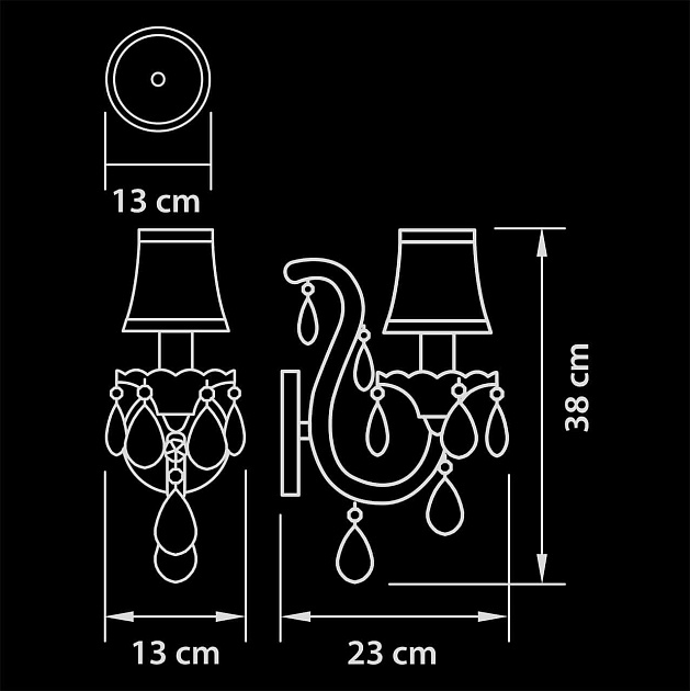 Бра Osgona Princia 726611 Фото № 2