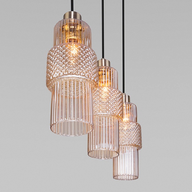 Подвесной светильник Eurosvet Soho 50209/3 бронза изображение 4 Подвесной светильник Eurosvet Soho 50209/3 бронза Фото № 4