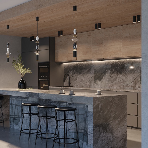 Подвесной светильник Maytoni Monochrome MOD071PL-L8B3K2 Фото № 6