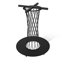 Обеденная группа Sheffilton SHT-DS152 черный муар/бетон светлый/черный 6285201801 5