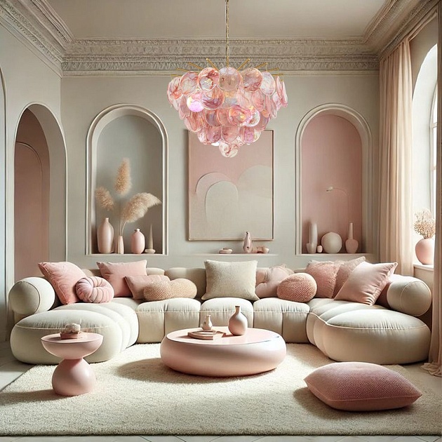 Подвесная люстра Loft IT Lolly 10492/600 Pink Фото № 7