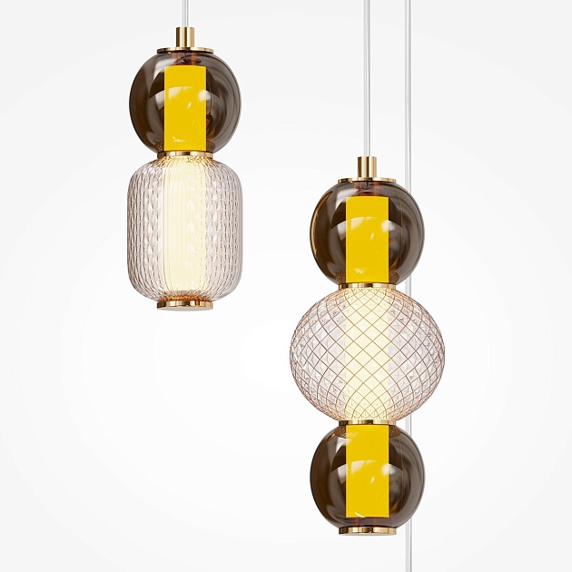 Подвесная светодиодная люстра Maytoni Drop MOD273PL-L33G3K Фото № 4