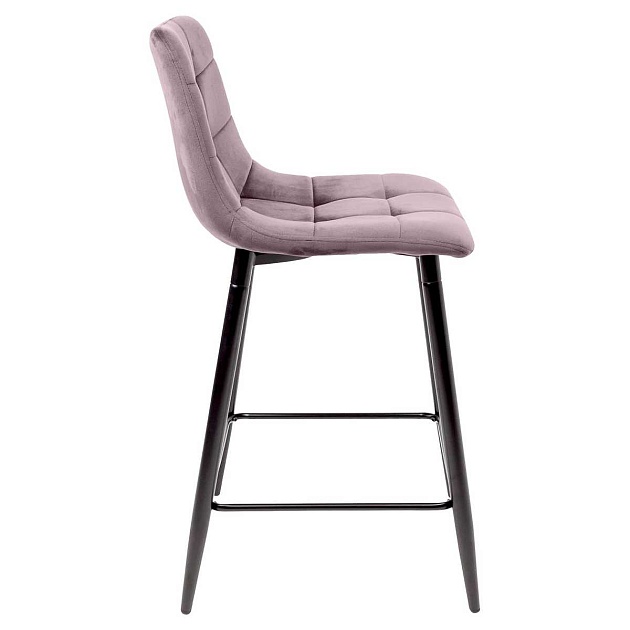 Барный стул AksHome Mia пыльная роза, велюр 78869 Фото № 8