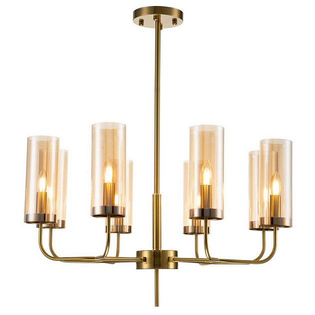 Подвесная люстра Indigo Balletto 13014/8R Brass V000253 Фото № 1