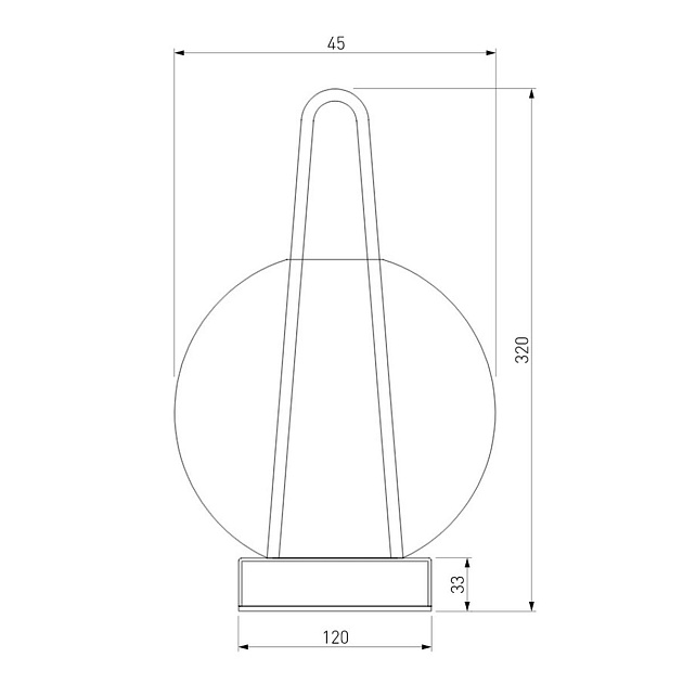 Настольная лампа Eurosvet Frasco 80507/1 латунь Фото № 2