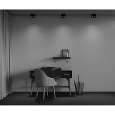 Потолочный светодиодный светильник Maytoni Technical Alfa Led C065CL-02-L12W3K-B 3