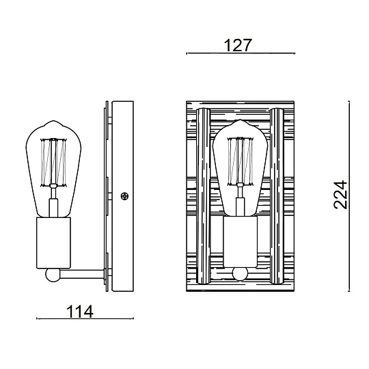 Бра Vele Luce Shield VL6385W01 Фото № 5