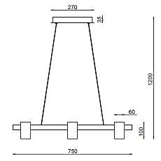 Подвесной светильник Vele Luce Zoom VL10113P06 3