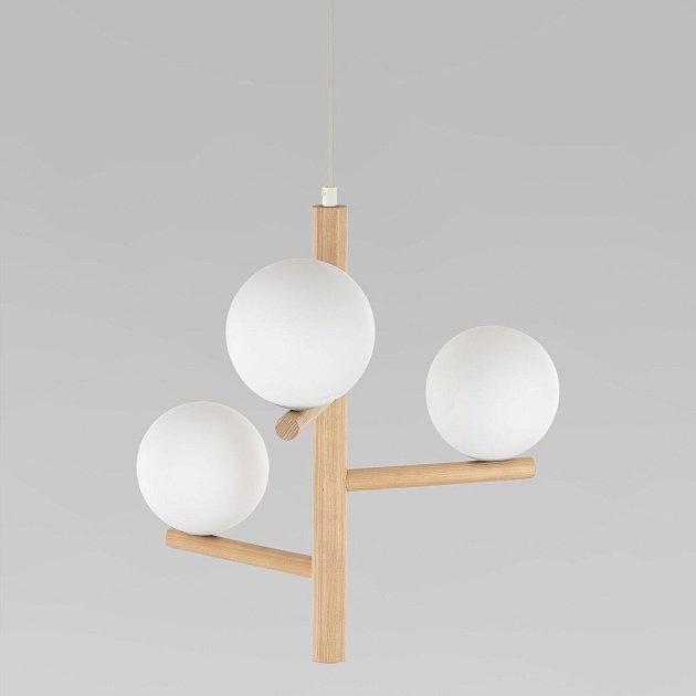 Подвесная люстра TK Lighting 6799 Estera Wood Фото № 3
