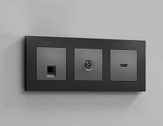 Лицевая панель розетки AMBRELLA VOLT AP6630 1