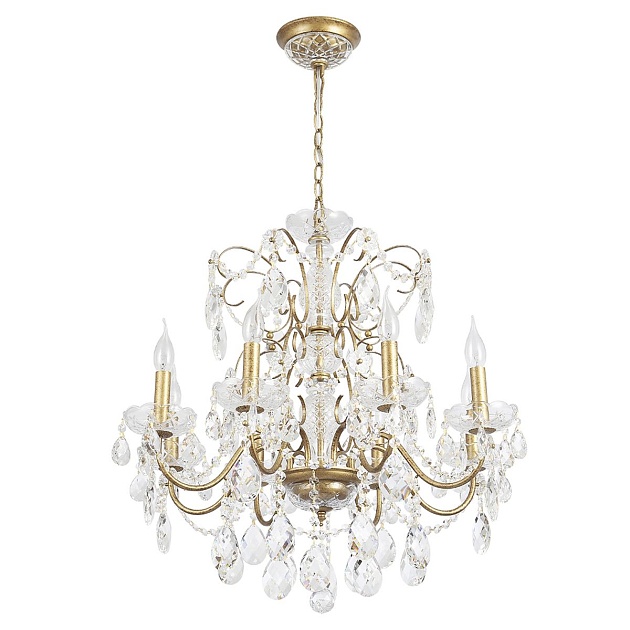 Подвесная люстра Crystal Lux Odelis SP8 Gold Фото № 4