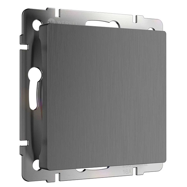 Заглушка Werkel графит рифленый W1159204 4690389158520 Фото № 1