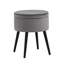 Пуф Stool Group Клайс велюр серый vd-clays-b27