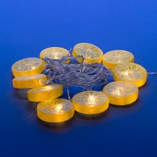 Светодиодная гирлянда Uniel Лимон теплый белый ULD-S0200-020/SСB/2AA Warm White IP20 Dew UL-00003391 3