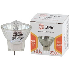 Лампа галогенная ЭРА GU4 35W 3000K прозрачная GU4-MR11-35W-220V-30 CL Б0044094 2