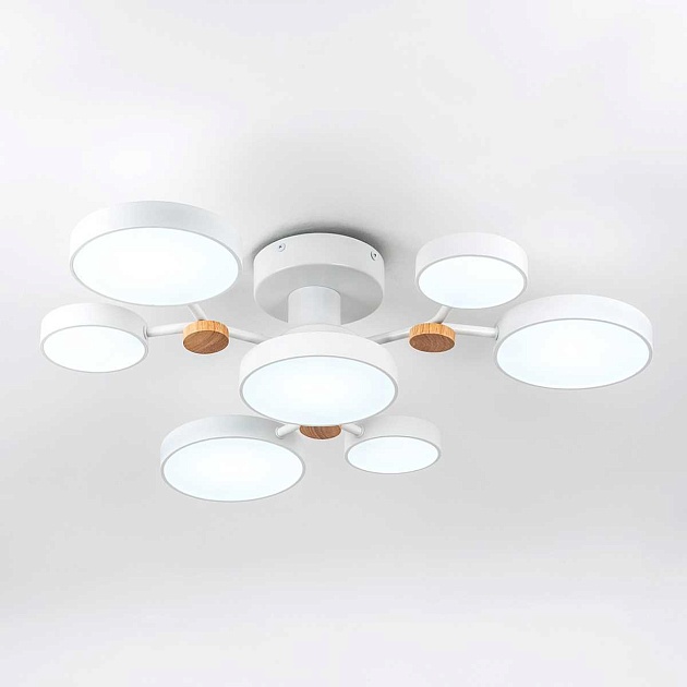 Потолочный cветильник LED4U L3201-700 WT изображение 7 Потолочный cветильник LED4U L3201-700 WT Фото № 7