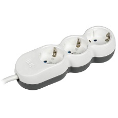 Удлинитель У03 3 места 2P+PE/1,5м 3х1,5мм2 16А/250В UNO IEK WYP53-16-03-D15-Z