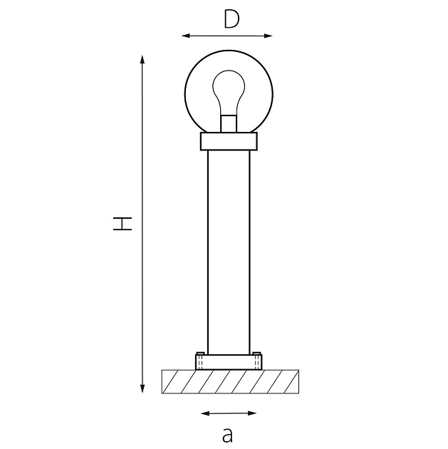 Уличный светильник Lightstar Bolla 373910 Фото № 2