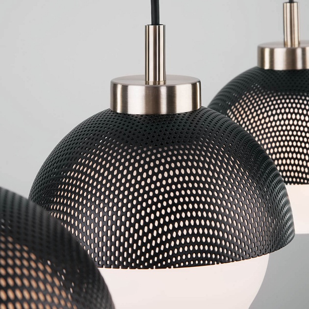 Подвесной светильник Eurosvet 50106/3 античная бронза/черный Фото № 4