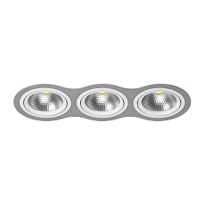 Комплект из светильника и рамки Lightstar Intero 111 (217939+217906+217906+217906) i939060606