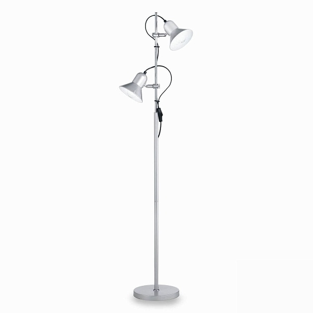 Торшер Ideal Lux Polly PT2 Argento 061115 изображение 1 Торшер Ideal Lux Polly PT2 Argento 061115 Фото № 1