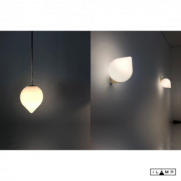 Бра iLamp Cento 9572W/1-D300 BR-WH Фото № 2