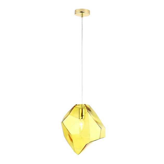 Подвесной светильник Crystal Lux NUESTRO SP1 GOLD/AMBER изображение 1 Подвесной светильник Crystal Lux NUESTRO SP1 GOLD/AMBER Фото № 1