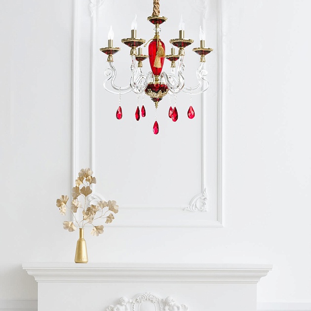 Подвесная люстра Divinare Simona 5125/10 LM-6 изображение 6 Подвесная люстра Divinare Simona 5125/10 LM-6 Фото № 6