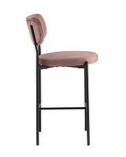 Полубарный стул Stool Group Барбара велюр пыльно-розовый BARBARA CC HLR-34 2