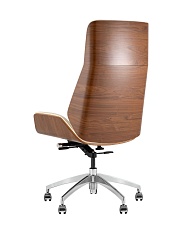 Кресло руководителя TopChairs Crown SN A312 8383-1 walnut back 3