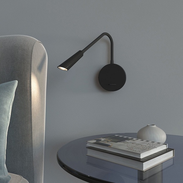 Бра Elektrostandard Stem 40120/LED 3000K черный a063704 изображение 4 Бра Elektrostandard Stem 40120/LED 3000K черный a063704 Фото № 4