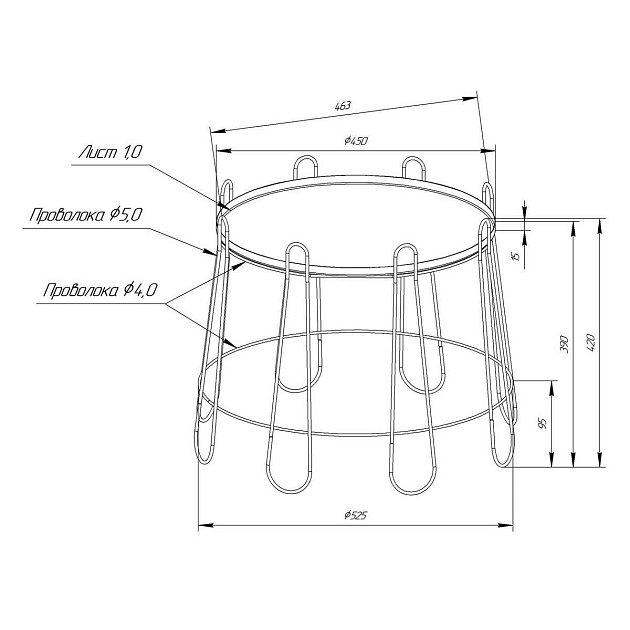 Журнальный стол Мебелик SHT-CT6-2 008659 Фото № 4
