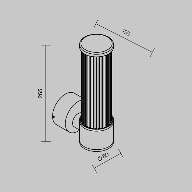 Бра Maytoni Outdoor O593WL-L8BR3K Фото № 10