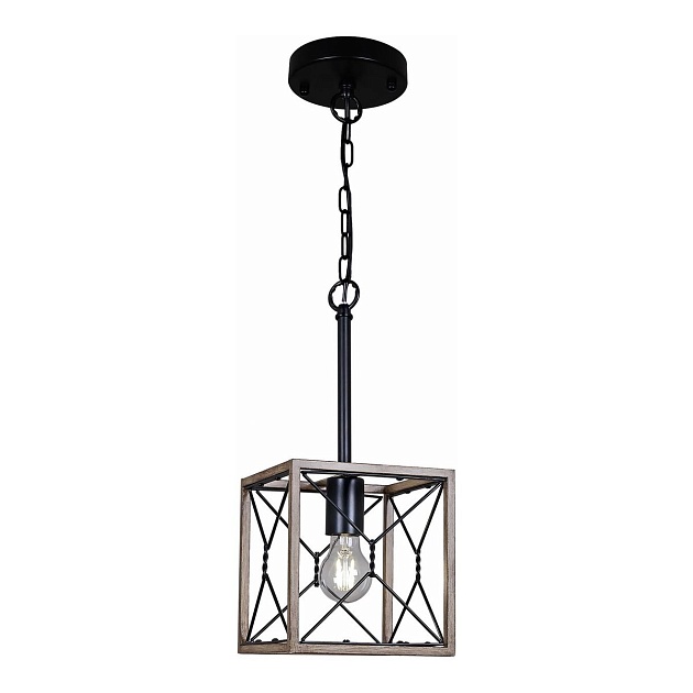 Подвесной светильник Illumico IL1008-1P-05 BK Wood Фото № 1
