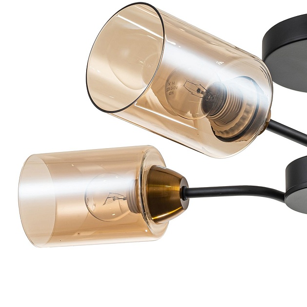 Потолочная люстра Escada Vertigo 1131/4P Black/Gold Фото № 3