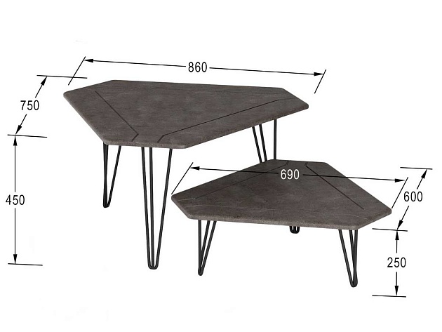 Журнальный стол Мебелик Тет-а-тет 006368 изображение 3 Журнальный стол Мебелик Тет-а-тет 006368 Фото № 3