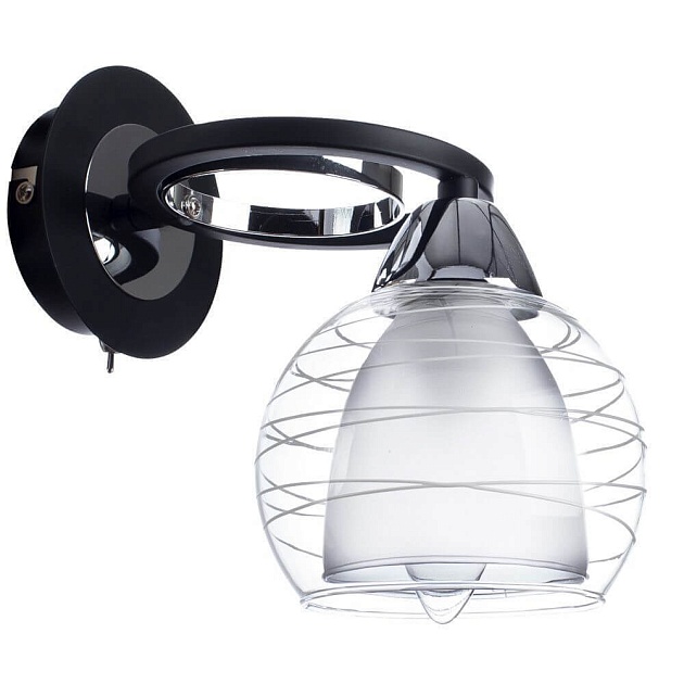 Бра Arte Lamp Ginevra A1604AP-1BK Фото № 1