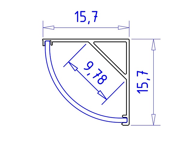 Профиль с рассеивателем Ambrella Illumination GP2100AL изображение 2 Профиль с рассеивателем Ambrella Illumination GP2100AL Фото № 2