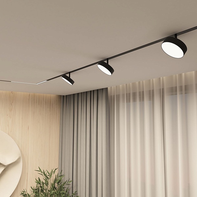 Трековый светодиодный светильник Denkirs Smart Linear DK8070-BK Фото № 4