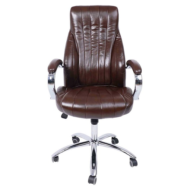 Кресло руководителя AksHome Mastif натуральная кожа, коричневый 95532 Фото № 13