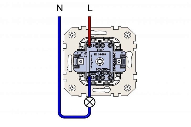 Выключатель одноклавишный Liregus Epsilon бежевый 28-058 изображение 2 Выключатель одноклавишный Liregus Epsilon бежевый 28-058 Фото № 2